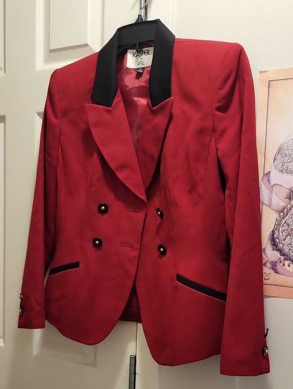 Red Suit Jacket Costume Piece